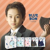 블루본 아이노우 주니어 컬러 마스크 중형 100매, 핑크