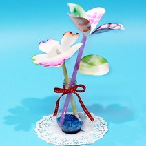 사인펜 색소분리 크로마토그래피 화병 5인 과학교구 과학실험키트 DIY 관찰 과학