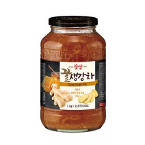 꽃샘 꿀생강차 1kg 1박스 8개, 단품