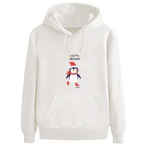 키밍 펭귄 후드티 여자 남자 Happy 홀리데이 맨투맨