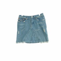 트루릴리젼 연청 데님 A라인스커트 여자 5895