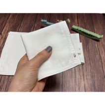 무형광 소창 부드럽고 먼지없는 소창손수건 2겹 연순직물