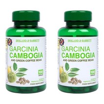 홀랜드앤바랫 가르시니아 캄보지아 그린 커피빈 100캡슐 Holland & Barrett Garcinia Cambogia Green Coffee Bean, 2팩