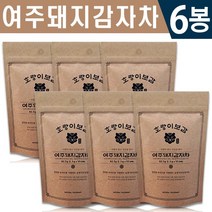 호랑이보감 여주 돼지 감자 차 55 티백 모링가 비트 함유 깔끔하고 고소한 맛 혈당 조절 기관지 염증 천식 예방 도움 혈관 빈혈 체지방 관리 면역력 증진 건강 식품 방송 정품, 6봉, 1.5g x 55