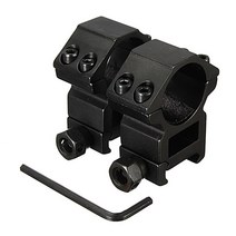 스코프 악세사리 25.4mm 조리개 스코프 링 카드 슬롯 레일 마운트 용 하이 프로파일 장착 손전등 사냥 액세, 한개옵션0