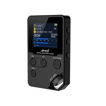 무손실 음원 하이파이 플레이어 amoi c10 hifi mp3 music player 1 8inch hd lossless mini sports track wheel with e, 검은색, 64GB