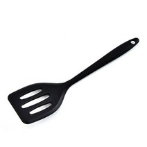 붕어빵기계 붕어빵 장사 창업 계란 생선 프라이팬 주걱 국자 튀김 삽 실리콘 뒤집기구 조리기구 주방 도구, 02 S BLACK