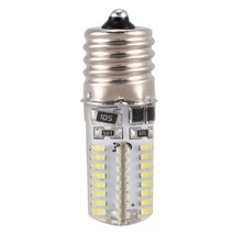 E17 소켓 5W 64 LED 램프 전구 3014 SMD 빛 퓨어 화이트 AC 110V-220V, 하나, 하얀
