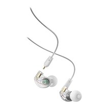 MEE audio M6 프로 뮤지션스 인이어 모니터 디태처블 케이블 유니버설 핏 노이즈 아이솔레이팅 2세대 클리어, Clear_In-Ear Monitors