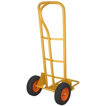 농업용 트레일러 운반 추레라 카트 비료 짐운반 카트, 노란색 다기능 슬롯카 솔리드 10인치 휠
