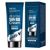무로 맨즈 안티브이 올인원 내추럴 톤업 대용량 저자극 썬비비크림 SPF50+ PA+++ 60ml, 1개