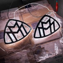 메르세데스 벤츠 마이바흐 W223 특수 야광 사이드 라벨 리프 플레이트 S 클래스 S480 수정 GLS A2238170200, [02] twain