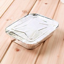 5P 롯데 은박도시락 SET(17.3X14.2CM) 17.3X14.2CM 은박도시락