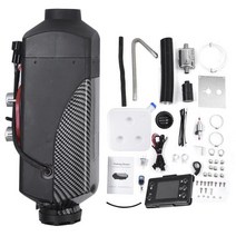 무시동 에어컨 히터 캠핑 컴팩트 5KW 12V/24V 디젤 에어 주차 원격 제어 LCD 모니터 포함 RV 캠핑카 트레일러 트럭 보트용, [04] 12V 5KW, 04 12V 5KW
