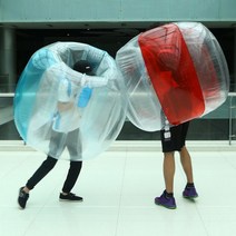 트램펄린 트램폴린 120cm 성인 Zorb 공 거품 바디 범퍼 스포츠 게임 휘트니스 부모-자녀 레크 리 에이션 싸우는, [01] Blue 120cm