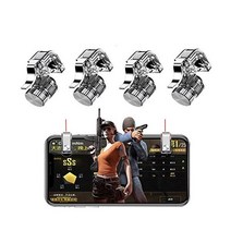 Onyehn 2쌍 업그레이드 버전 메탈 버튼 스마트폰 게임 트리거 L1 R1 Shooter 게임패드 조이스틱 Shooting Game for PUGB 컨트롤러 Pad 악세사리