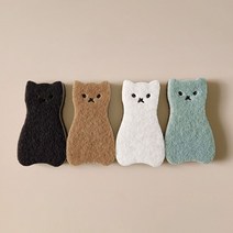 고양이 스펀지 수세미 4P 철수세미 설거지수세미 아크릴수세미 실리콘수세미 일본수세미 친환겨웃세미, 단품