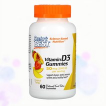 닥터스베스트 비타민 D3 콜레칼시페롤 vitamin 딸기 과일 60젤리, 60젤리 1개