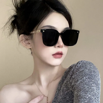 아우르 한소희 선글라스 연예인 젠틀몬스터st 썬글라스 패션 안경 안경테 자외선 차단 여름, A