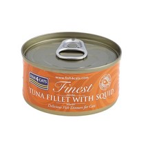 [천삼백케이] [마이비펫] 피쉬포캣 캔 70g 참치 오징어 10개 1박스 고양이간식고양이참치