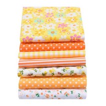 코튼 원단 프린트 천 바느질 퀼트 25x25cm 패치 워크 바느질용 DIY 핸드메이드 액세서리 7 개, B02