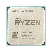 AMD Ryzen 5 PRO 1600 3.2 GHz 중고 6 코어 CPU 프로세서 YD160BBBM6IAE 소켓, 한개옵션0