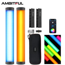 지미집 프롬프터 AMBITFUL A2 Kit-2 RGB 튜브 라이트 CRI 95 + TLCI 97 + 내장형 APP 허니 콤 그리드 자, 01 A2 Kit-2