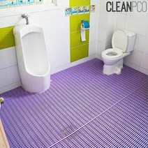 욕실 미끄럼방지매트 세로고정 120cmx5m, 하늘색, 1세트