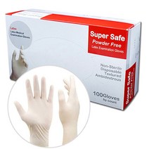 하나뷰티 슈퍼세이프 라텍스 덴탈글러브 파우더프리 100매 타투 반영구 SMP 시술장갑, 슈퍼세이프 L