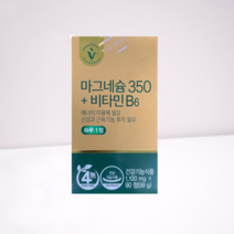 비타민하우스 마그네슘 350 비타민 B6 하루 1정 3개월, 3개