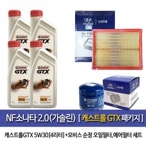 캐스트롤 NF소나타 2.0(가솔린)캐스트롤GTX (4L)엔진오일 35505-3K010, 5W30