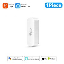 온도 센서 무선 디지털 Tuya Smart Temperature And Humidity Sensor WiFi APP Remote Monitor Indoor Hygrometer Co, [01] 1PC