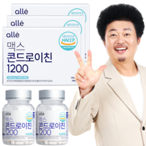 콘드로이친 1200 관절 알레 엔 앤 식약처 인증 90정 추천 윤택 효능, 180정, 3박스