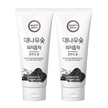 해피바스 대나무숯 피지흡착 클렌징폼 200G 2입