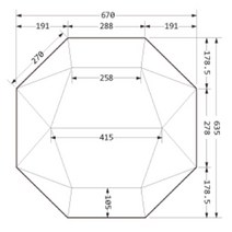 PE 방수포 노스피크 옥타쉘 전용 주문 제작 타포린 풋프린트 천막 그라운드시트 캠핑, PE 주황 방수포+가방
