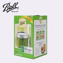 볼 메이슨 와이드 뚜껑 밴드 12p 세트 밀폐유리병 _ 501209EA, $ 본상품선택, $ 본상품선택