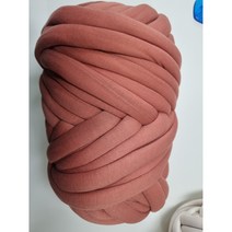 벨벳 자이언트얀 빅얀 루피망고실 왕모찌실 가방 DIY 핑거니팅 20색상, TOP 패브릭얀 1kg, TOP 다크코랄
