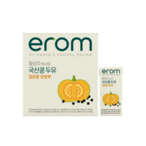 이롬 황성주 두유 국산 콩 단호박 (190ml x 16팩) 단백질 대학약콩두유 쾌변, 190ml, 16팩