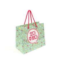 반8 쇼핑백 오다주웠다 M 2P 종이 가방 생일 선물 포장 웃긴, 벤타샵상품선택