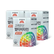 [비타민e파우더] 고려은단 멀티비타민 올인원 60정, 3개