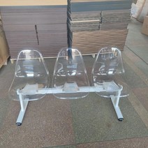 야외벤치 대기실 정원 벤치의자 테라스 공원 철제 휴게, 투명 화이트
