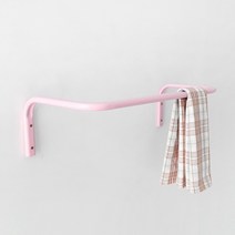 마켓비 BRUG 바행거 철제 스틸 드레스룸 벽걸이 벽고정 옷걸이, 옐로우
