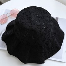 OMEA레이스 버킷 모자 여자 여름 선 바이저 패션 어부 우아한 꽃 리본 플로피 캡 홀리데이 럭셔리 디자이너110329