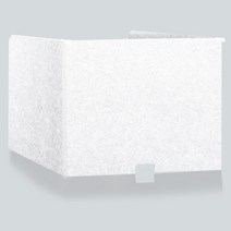 방음 흡음 초경량 독서 칸막이 집중력 향상 독서실 책상 비대면 파티션, 112화(800x600x600)-화이트