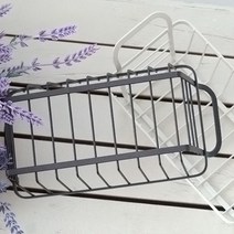 양파 감자 야채보관용 양손 철바구니 멀티바스켓 옷정리 소품바구니, 브라운