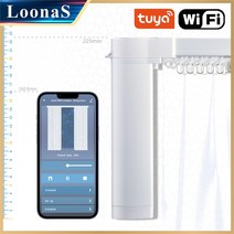 3 세대 짧은 Tuya Wifi 전기 스마트 커튼 모터 동력 시스템 트랙로드 지능형 지원 Alexa Google Assist 자동커튼 3세대 tuya wifi전동커튼, US plug, CN, Motor rail set 8.2m