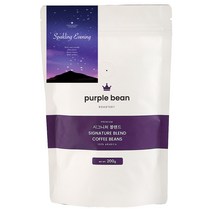 블랜딩 원두커피 스파클링이브닝 부드러운 산미커피 고급 중남미원두 달콤한 원두, 200g, 홀빈