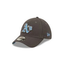 ERA 남성용 Era Graphite Oakland Athletics 2022 아버지의 날 39THIRTY 플렉스 모자