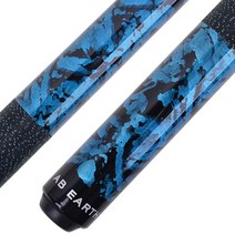AB Earth 147.3cm(58인치) 핸드 페인팅 시리즈 2피스 빌레어 풀 큐 스틱 아이리쉬 리넨 랩 포함 (레드 595.3g(21온스)), 21oz