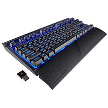 Corsair 미국출고-Corsair K63 무선 기계식 게임용 키보드 백라이트 파란색 LED Cherry MX 빨간색 - 저소음 및 선형-171201, 03.검은 색, 04.노트북